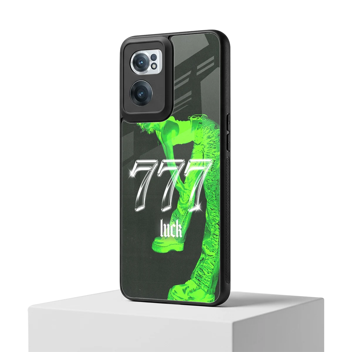 777 Luck oneplus nord ce 2 mobile cover | shockproof glass phone case
