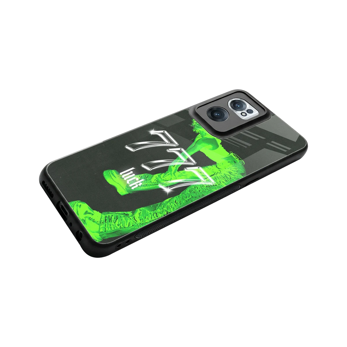 777 Luck stylish phone case for oneplus nord ce 2 | glossy glass and slim fit