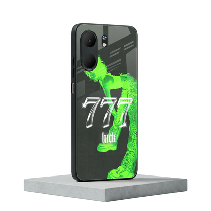 777 Luck oppo a5x 5g mobile cover | shockproof glass phone case
