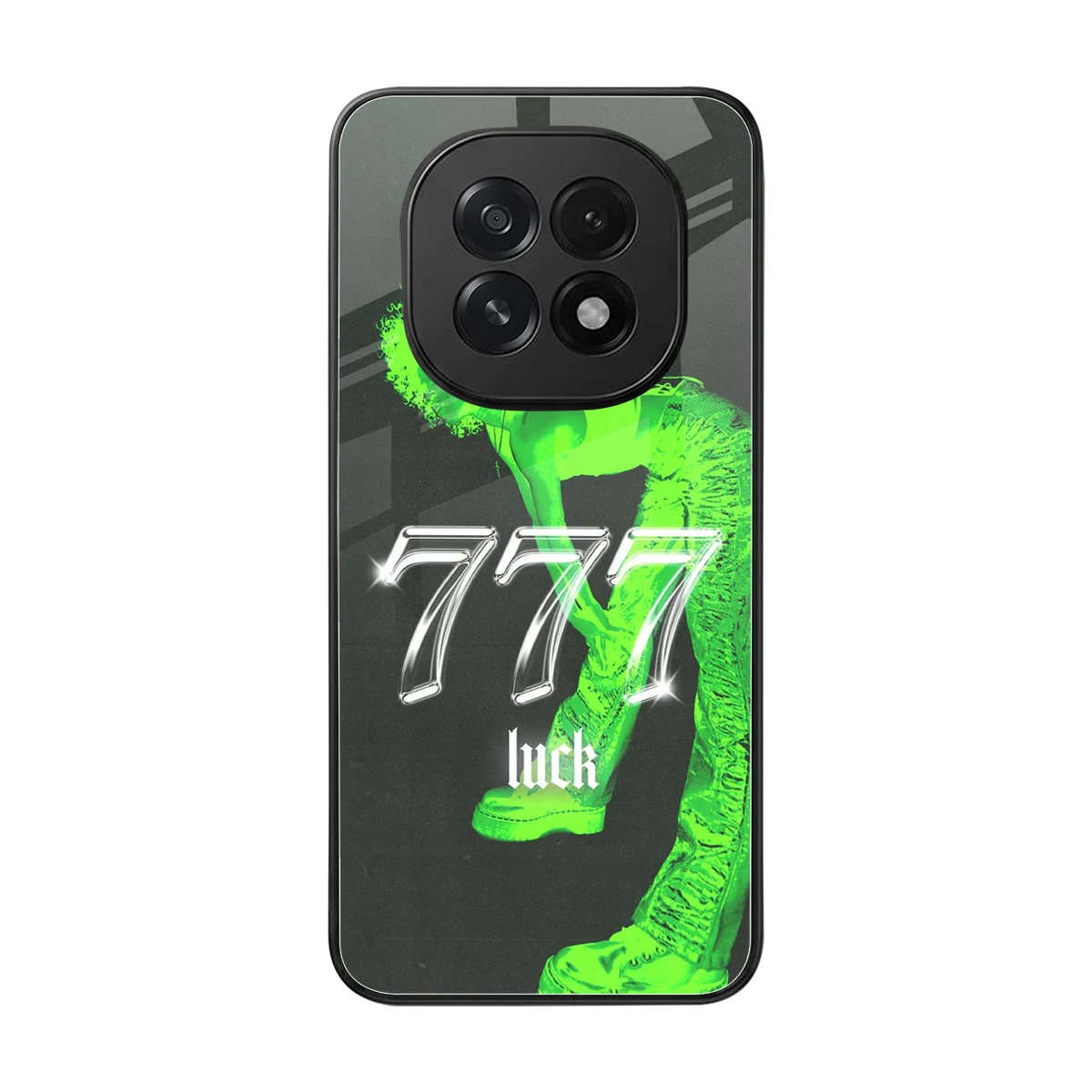 777 Luck back phone cover | glass case for oppo f29 5g