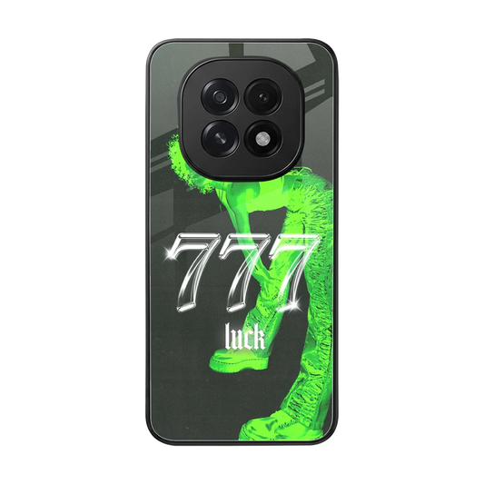 777 Luck back phone cover | glass case for oppo f29 5g