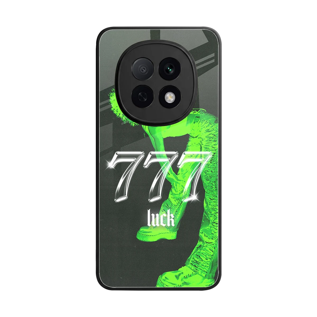 777 Luck back phone cover | glass case for oppo f29 pro 5g