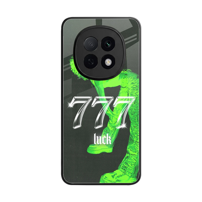 777 Luck back phone cover | glass case for oppo f29 pro 5g