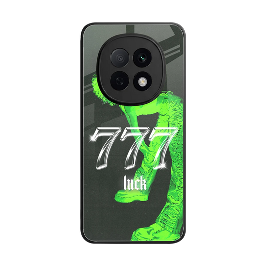 777 Luck back phone cover | glass case for oppo f29 pro 5g