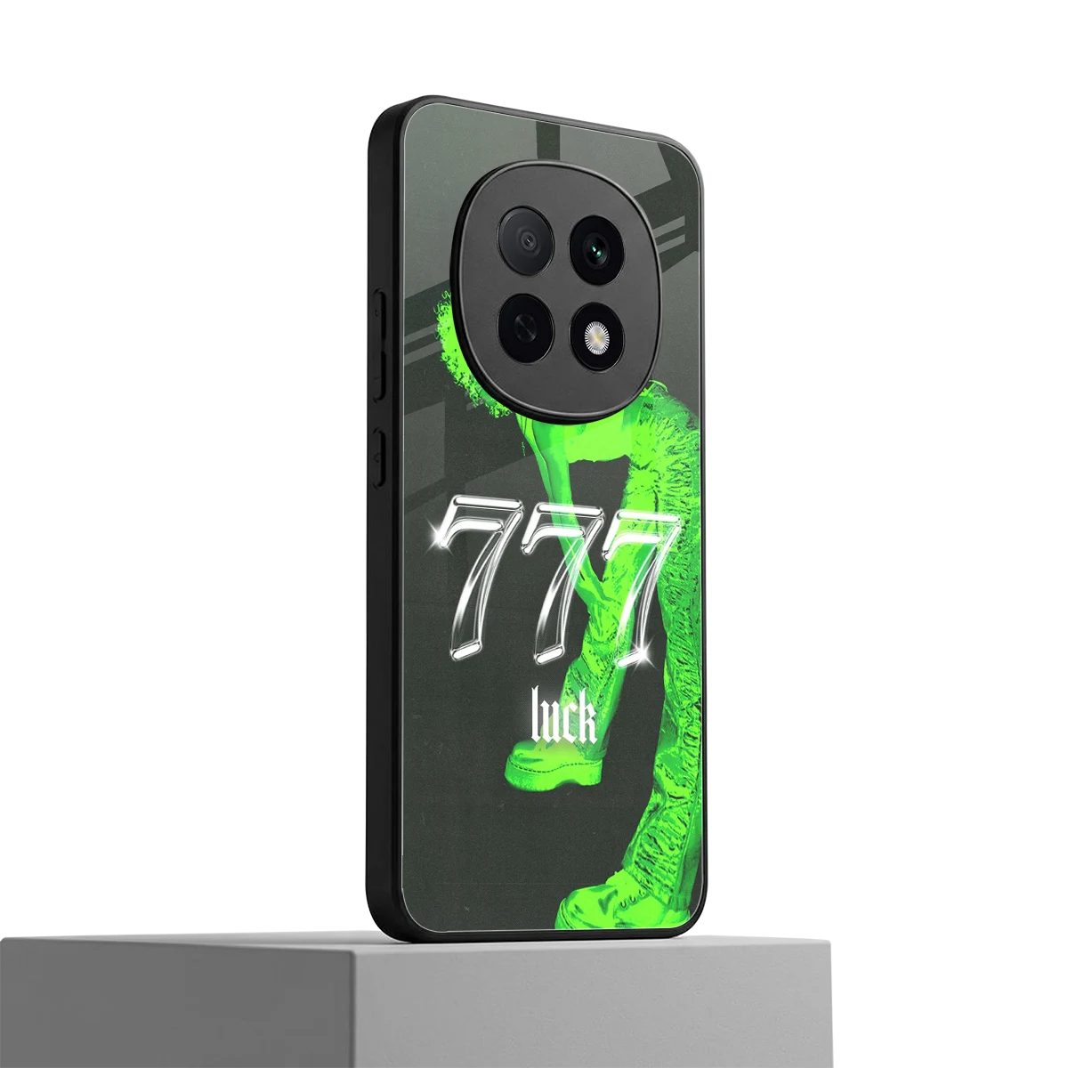 777 Luck oppo f29 pro 5g mobile cover | shockproof glass phone case