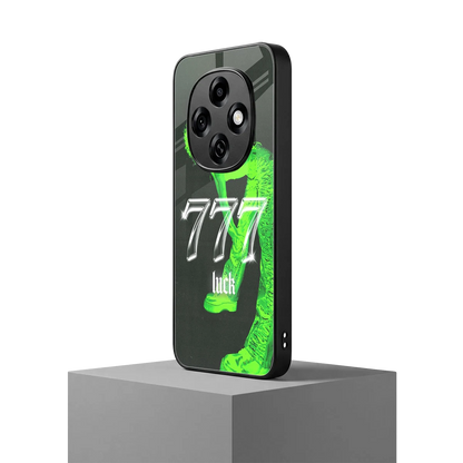 777 Luck oppo f31 pro 5g mobile cover | shockproof glass phone case