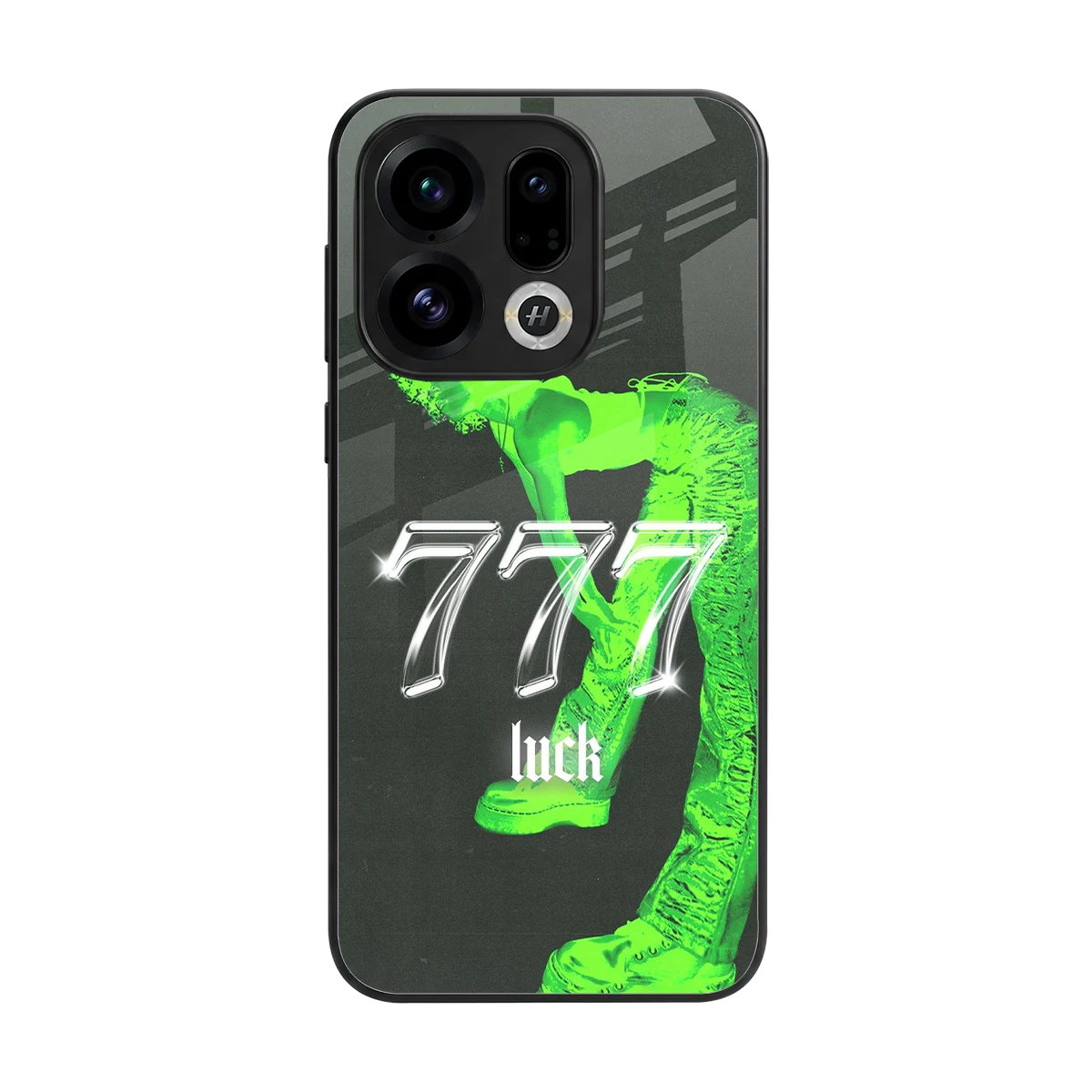 777 Luck back phone cover | glass case for oppo find x9