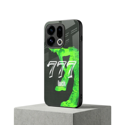 777 Luck oppo find x9 mobile cover | shockproof glass phone case