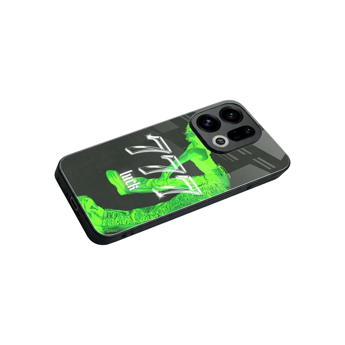 777 Luck stylish phone case for oppo find x9 | glossy glass and slim fit