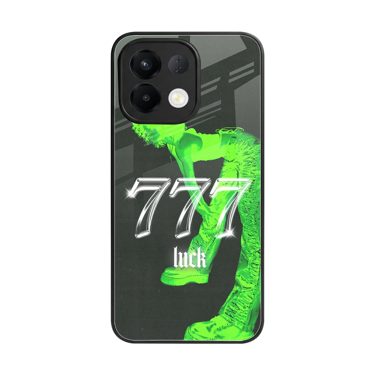 777 Luck back phone cover | glass case for oppo k13 5g