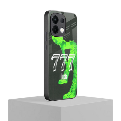 777 Luck oppo k13 5g mobile cover | shockproof glass phone case