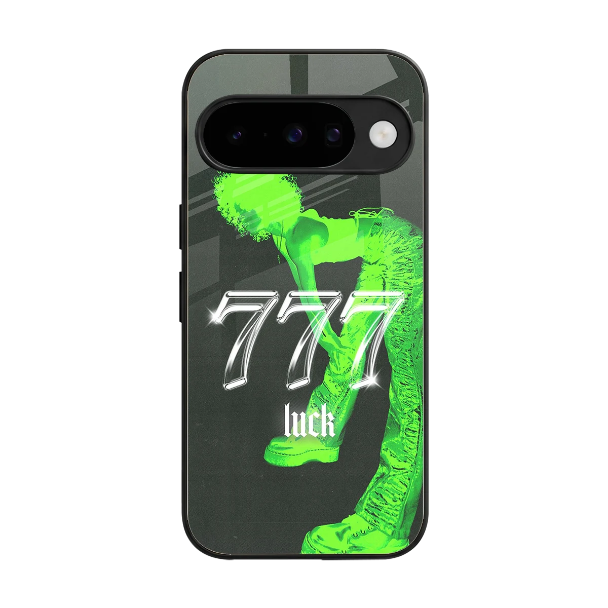 777 Luck back phone cover | glass case for google pixel 10