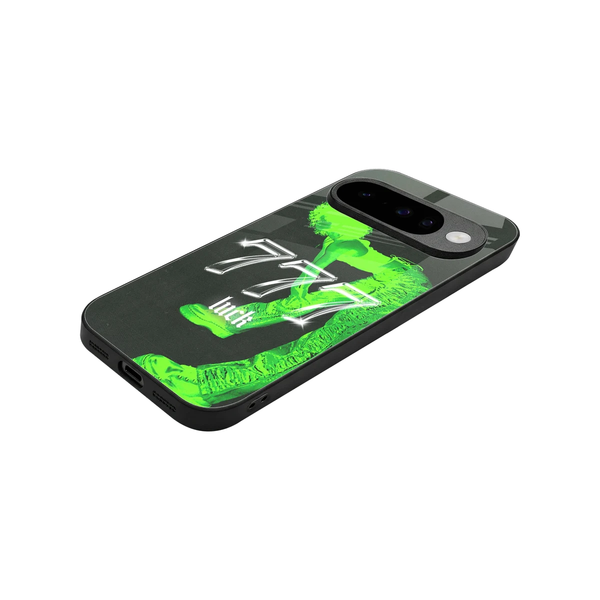 777 Luck stylish phone case for google pixel 10 | glossy glass and slim fit