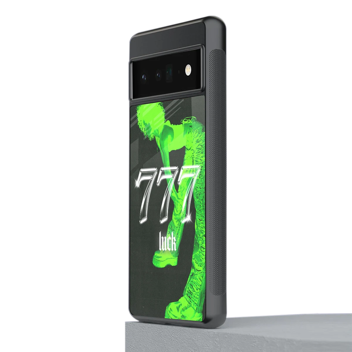 777 Luck stylish phone case for google pixel 6 pro | glossy glass and slim fit