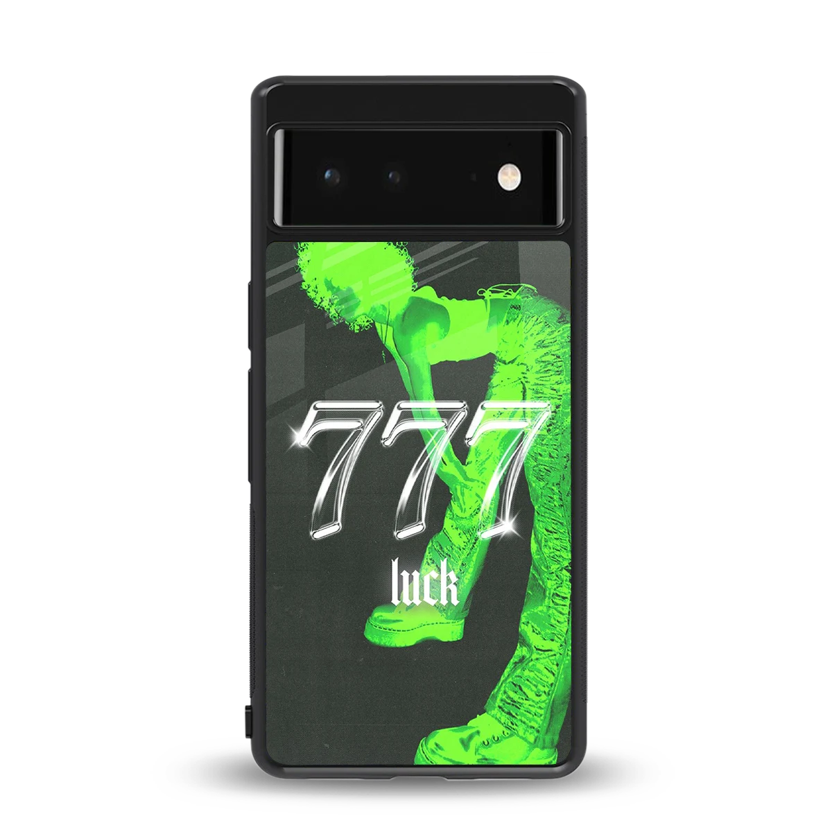 777 Luck back phone cover | glass case for google pixel 6a
