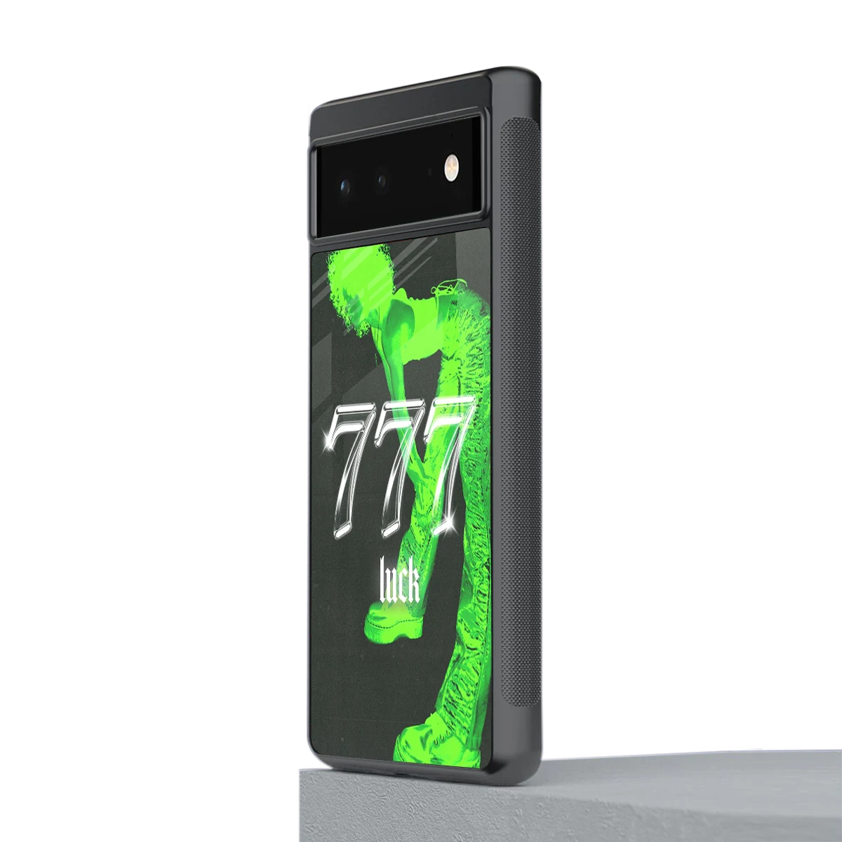 777 Luck stylish phone case for google pixel 6 | glossy glass and slim fit