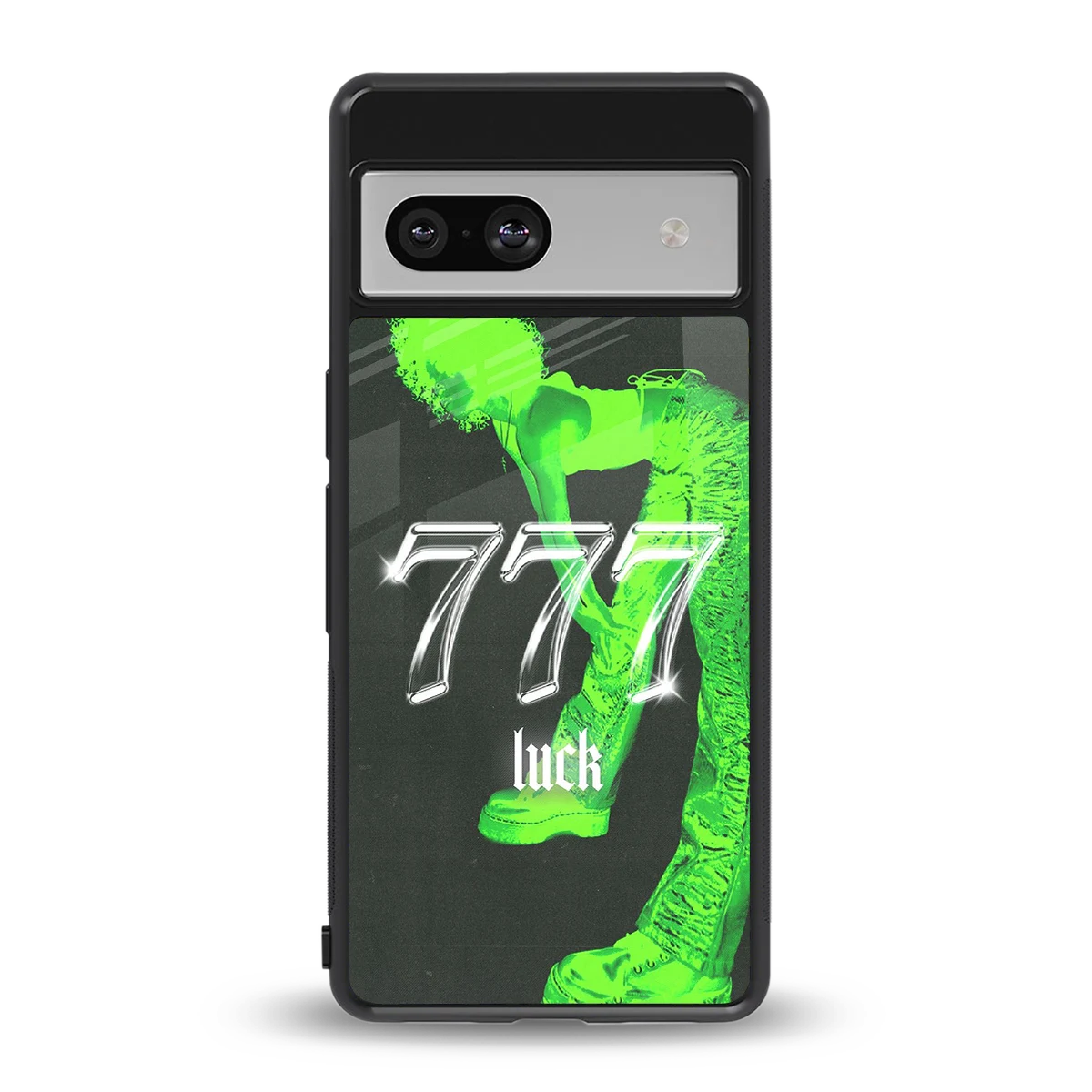 777 Luck back phone cover | glass case for google pixel 7a