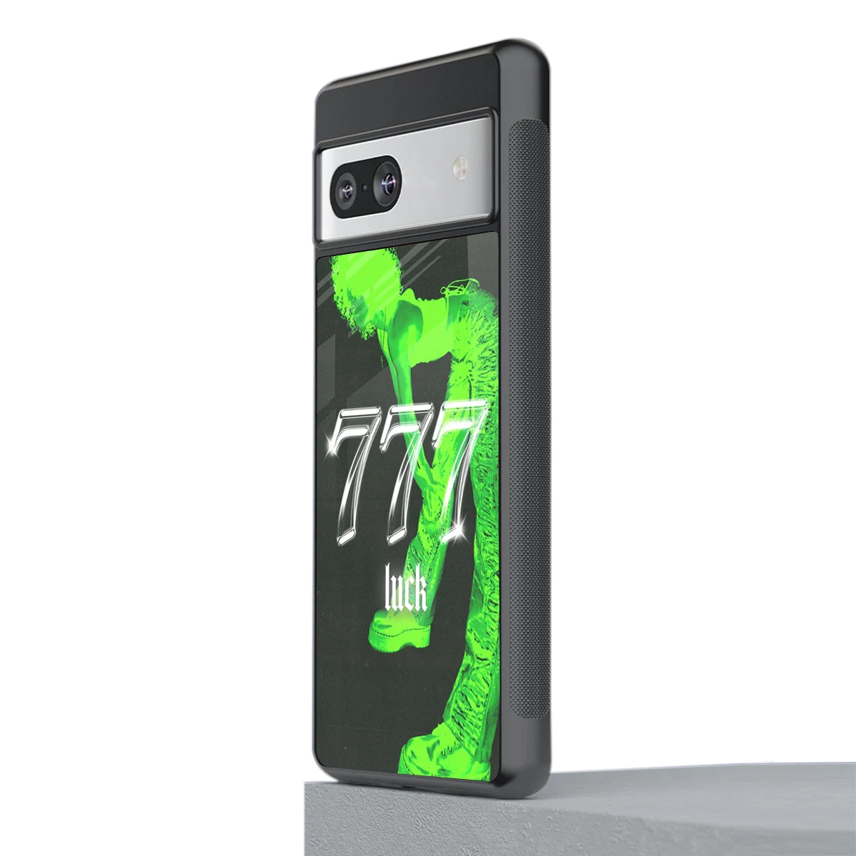 777 Luck stylish phone case for google pixel 7 | glossy glass and slim fit