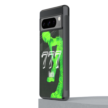 777 Luck stylish phone case for google pixel 8 pro | glossy glass and slim fit