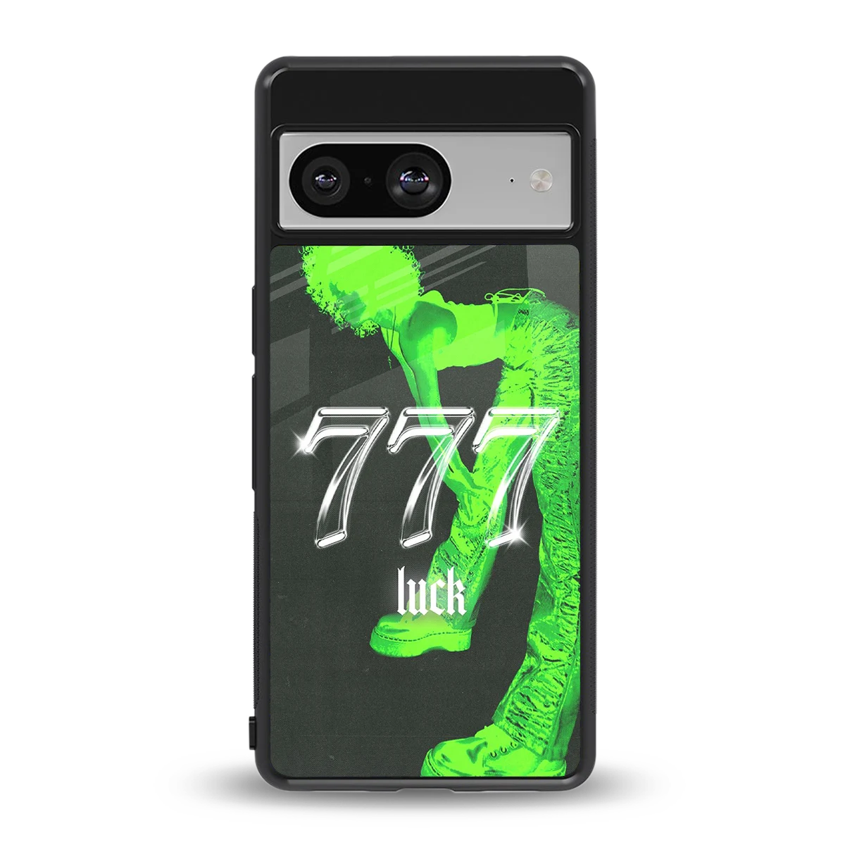 777 Luck back phone cover | glass case for google pixel 8