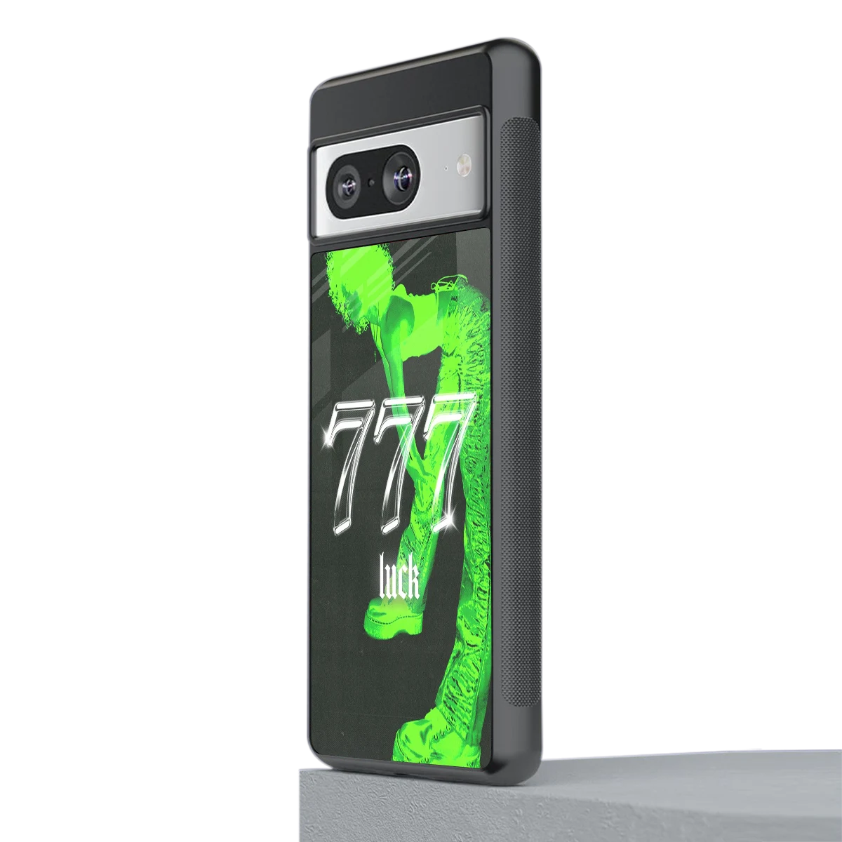 777 Luck stylish phone case for google pixel 8 | glossy glass and slim fit