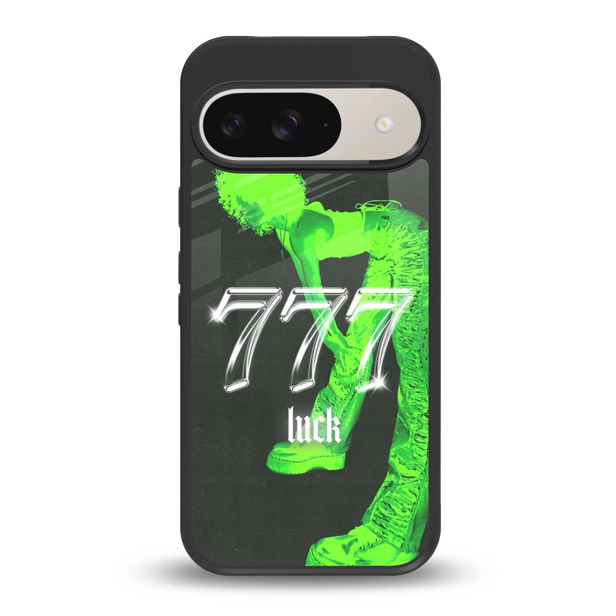 777 Luck back phone cover | glass case for google pixel 9