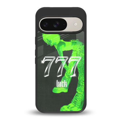 777 Luck back phone cover | glass case for google pixel 9