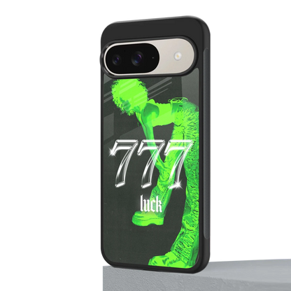 777 Luck google pixel 9 mobile cover | shockproof glass phone case