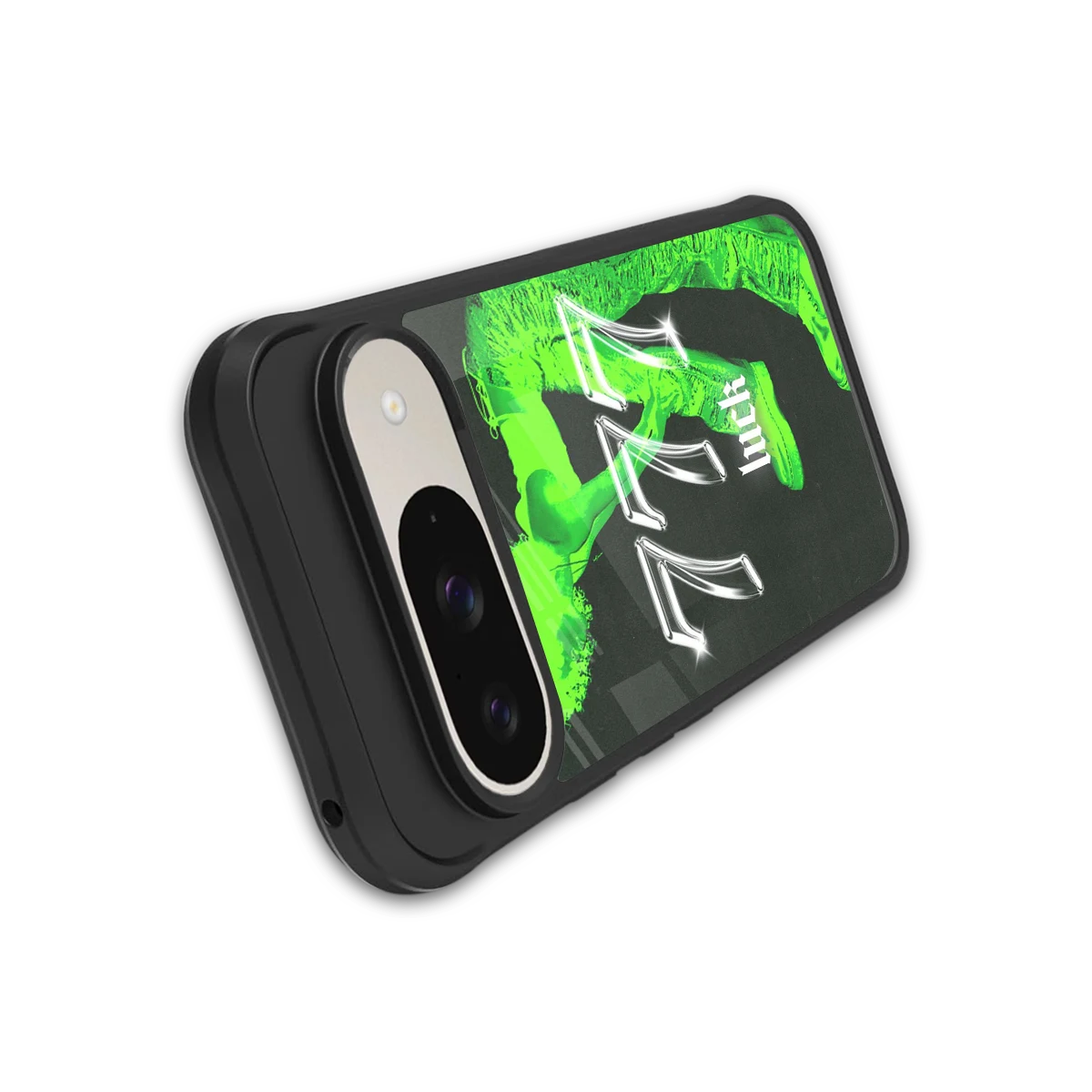777 Luck stylish phone case for google pixel 9 | glossy glass and slim fit