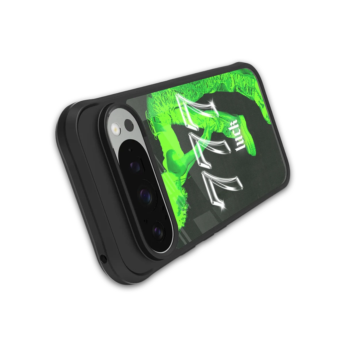 777 Luck stylish phone case for google pixel 9 pro xl | glossy glass and slim fit
