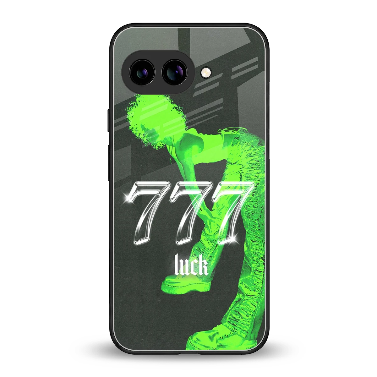777 Luck back phone cover | glass case for google pixel 10a