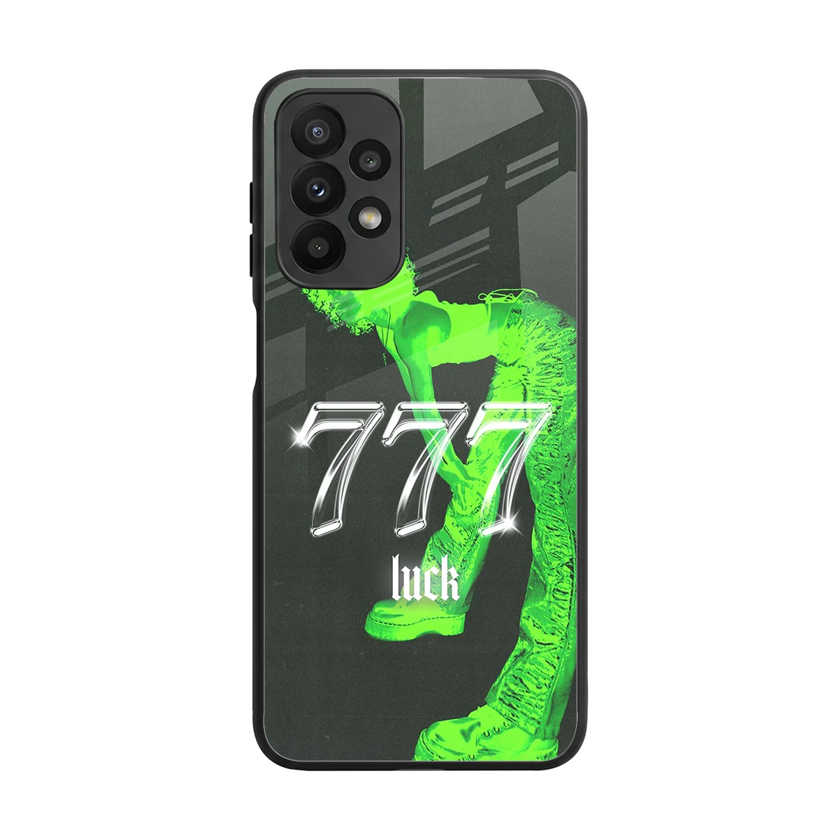 777 Luck back phone cover | glass case for samsung galaxy a23