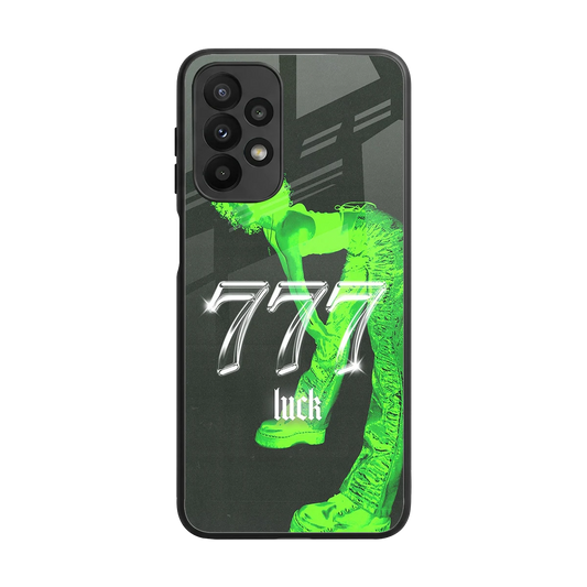 777 Luck back phone cover | glass case for samsung galaxy a23