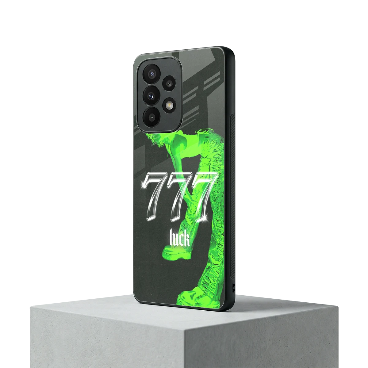 777 Luck samsung galaxy a23 mobile cover | shockproof glass phone case