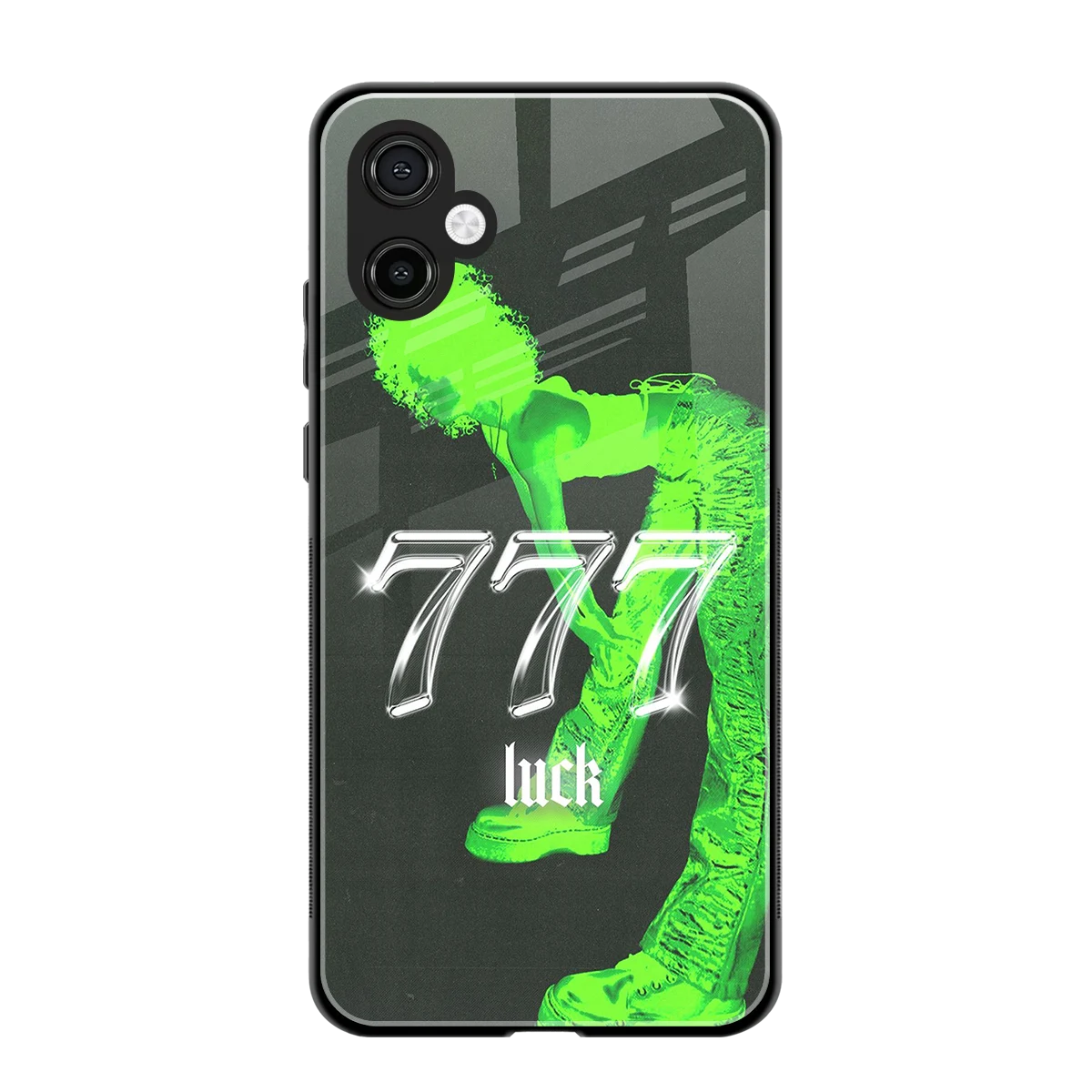 777 Luck back phone cover | glass case for samsung galaxy a06 5g