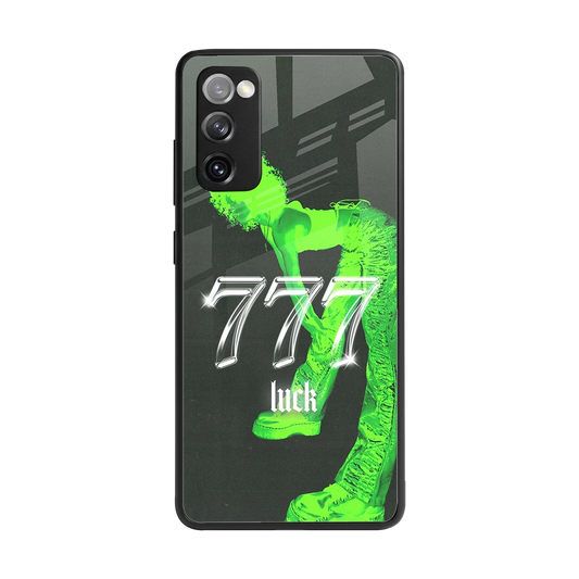 777 Luck back phone cover | glass case for samsung galaxy s20 fe