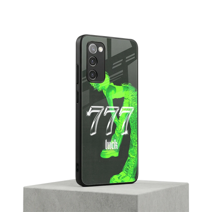 777 Luck samsung galaxy s20 fe mobile cover | shockproof glass phone case