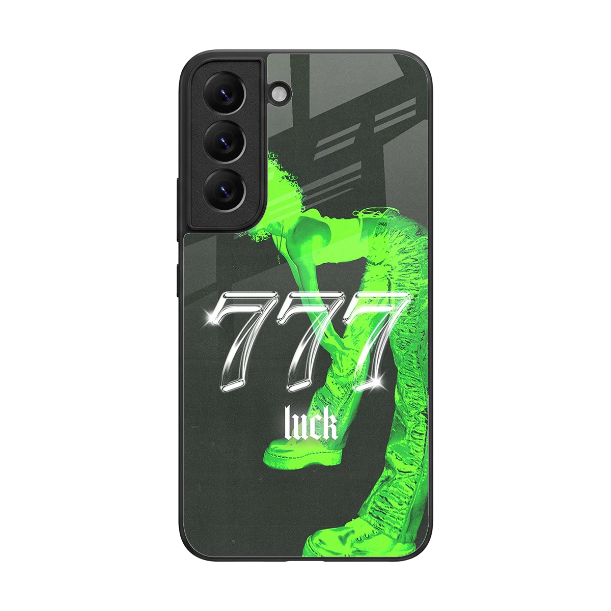 777 Luck back phone cover | glass case for samsung galaxy s22