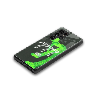 777 Luck stylish phone case for samsung galaxy s25 ultra | glossy glass and slim fit