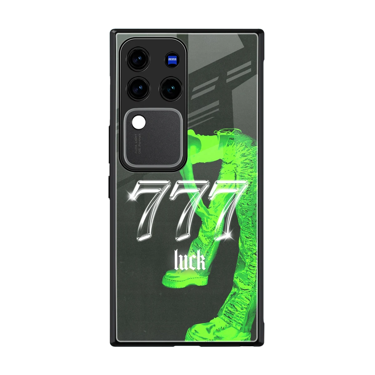 777 Luck back phone cover | glass case forvivo v30 pro