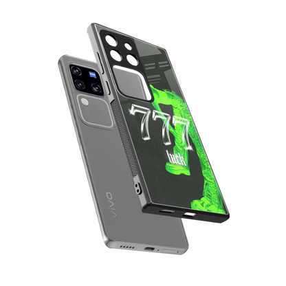 777 Luck sleekvivo v30 pro cover with tempered glass back and TPU edges