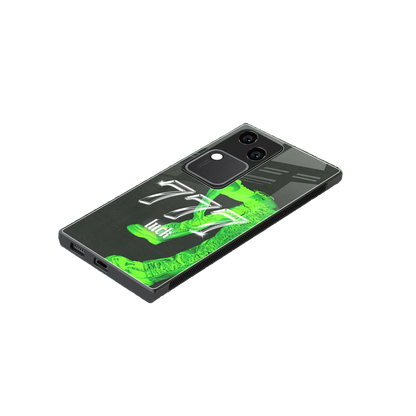 777 Luck stylish phone case for vivo v30 | glossy glass and slim fit