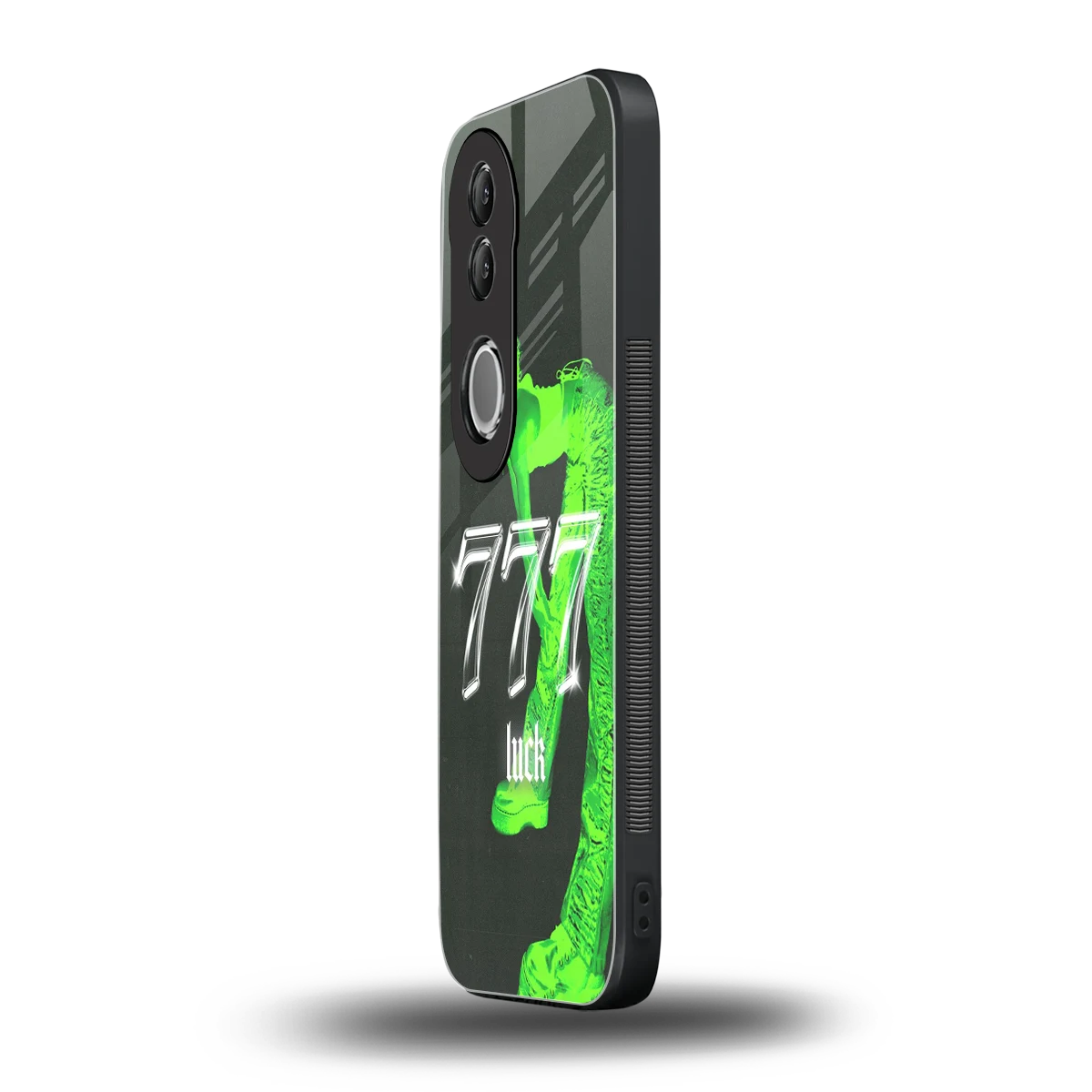 777 Luck vivo v50 mobile cover | shockproof glass phone case