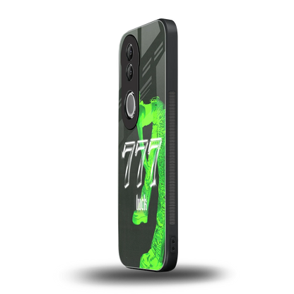 777 Luck vivo v50 mobile cover | shockproof glass phone case