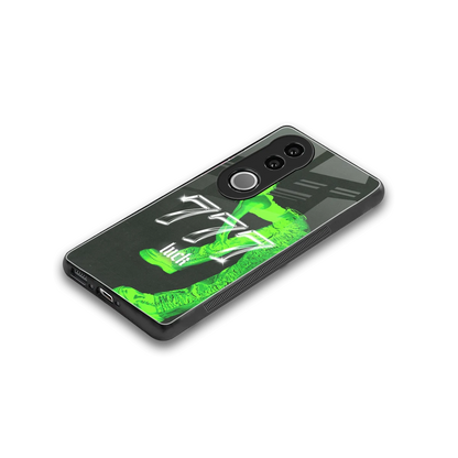 777 Luck stylish phone case for vivo v50 | glossy glass and slim fit