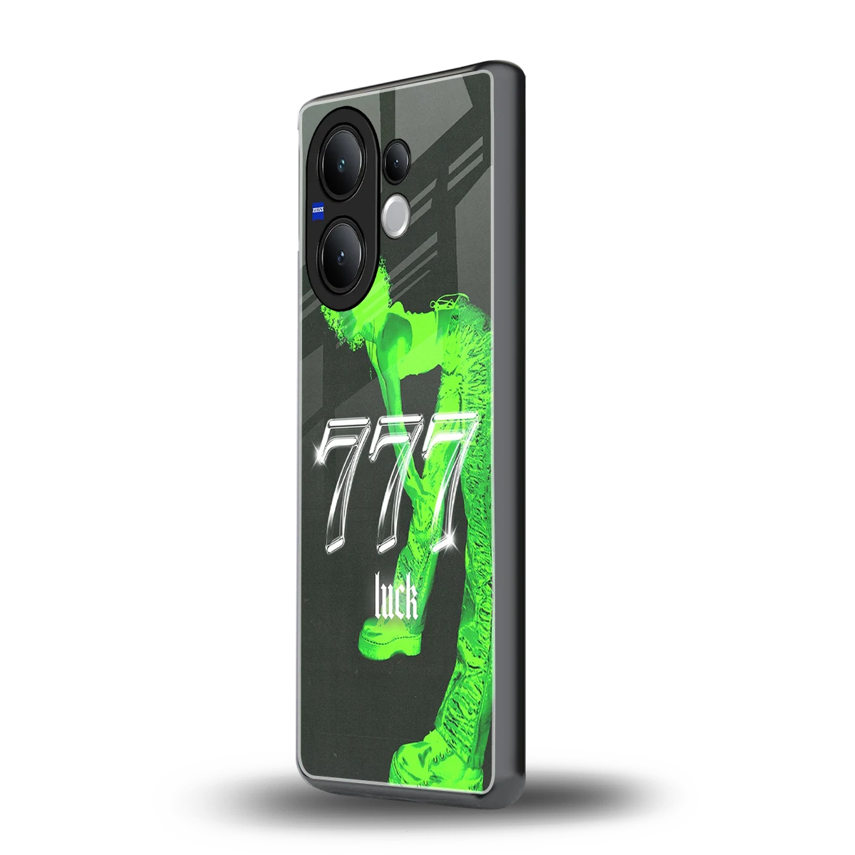 777 Luck vivo v60 mobile cover | shockproof glass phone case