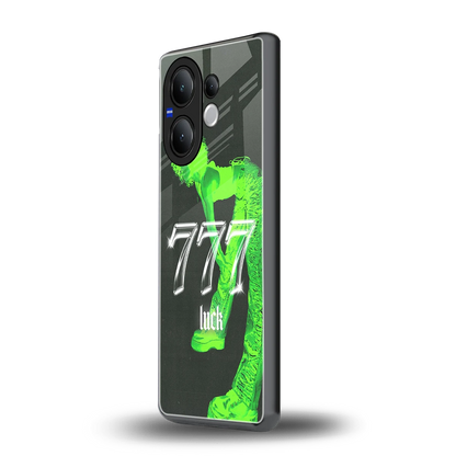 777 Luck vivo v60 mobile cover | shockproof glass phone case