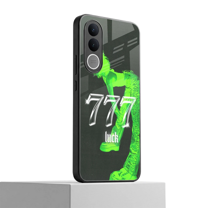 777 Luck vivo v70 fe mobile cover | shockproof glass phone case