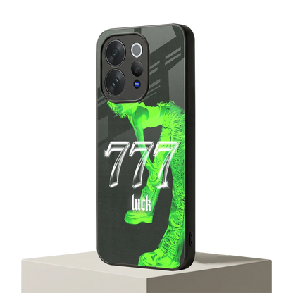 777 Luck vivo v70 elite mobile cover | shockproof glass phone case