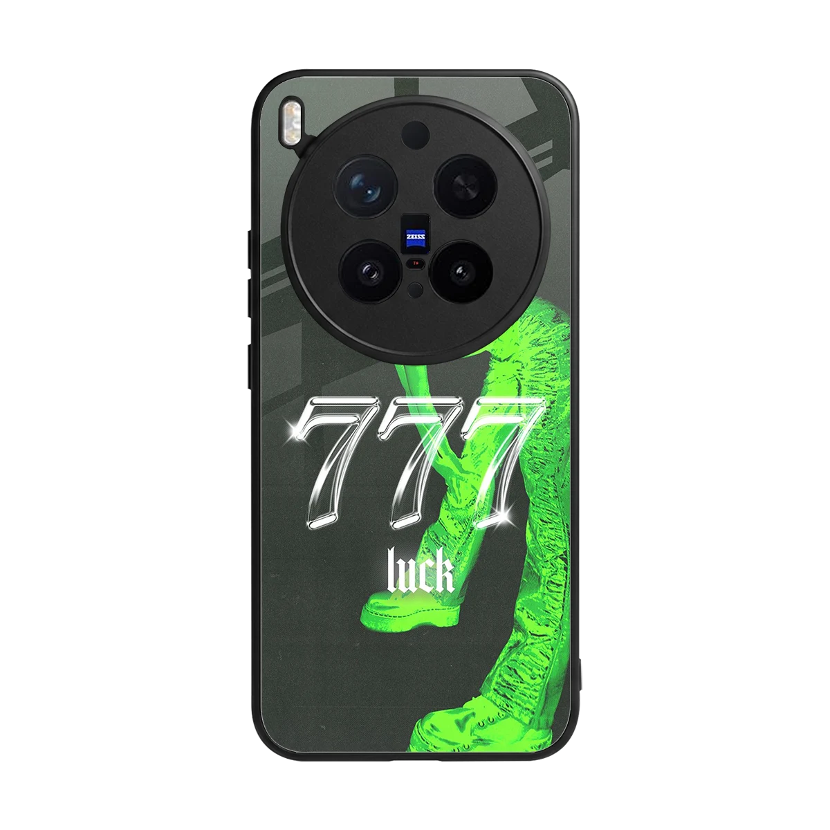 777 Luck back phone cover | glass case for vivo x300 pro